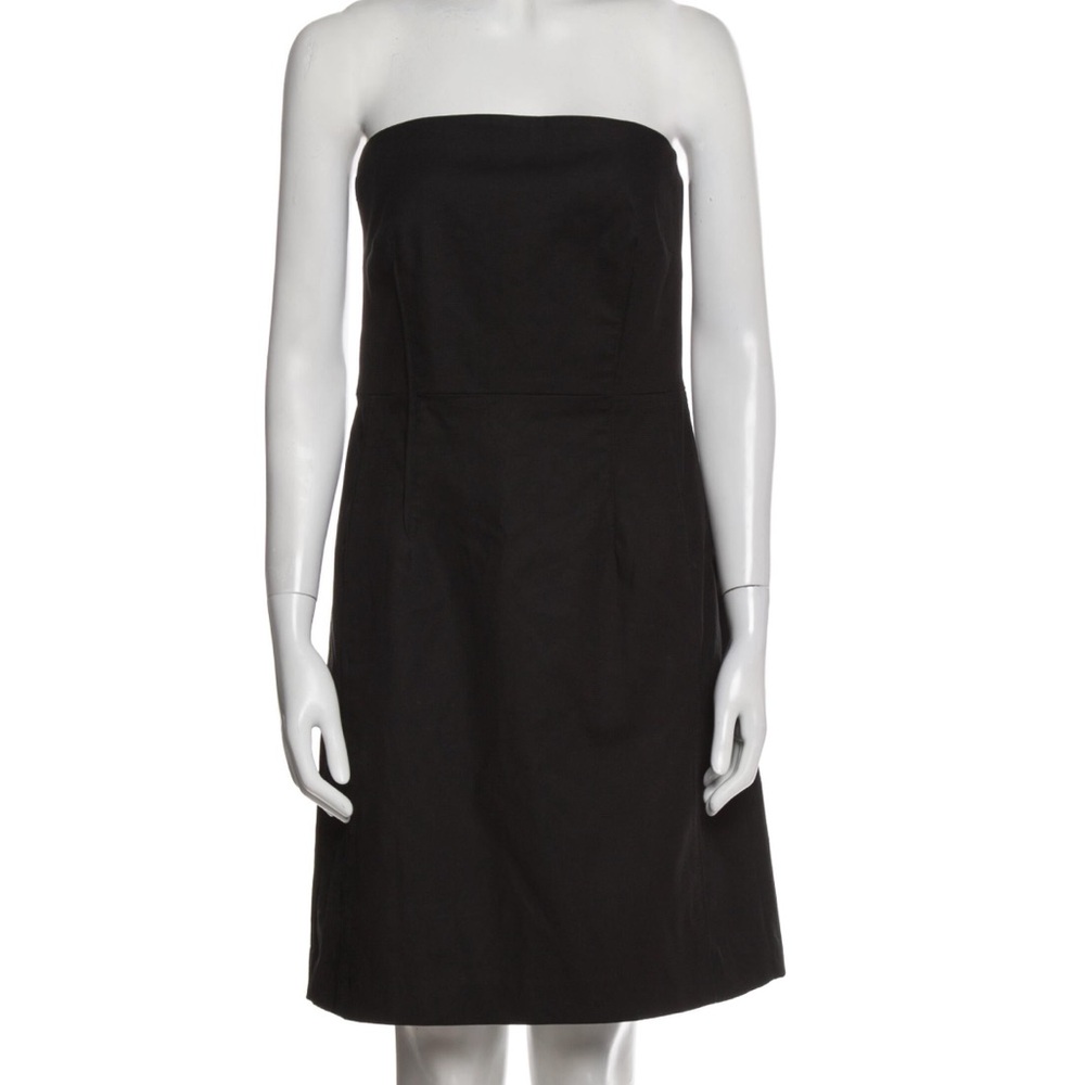 Vince Black Strapless Dress